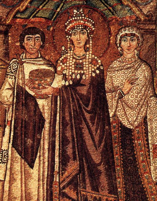 Mosaico de Teodora, San Vitale, Ravena