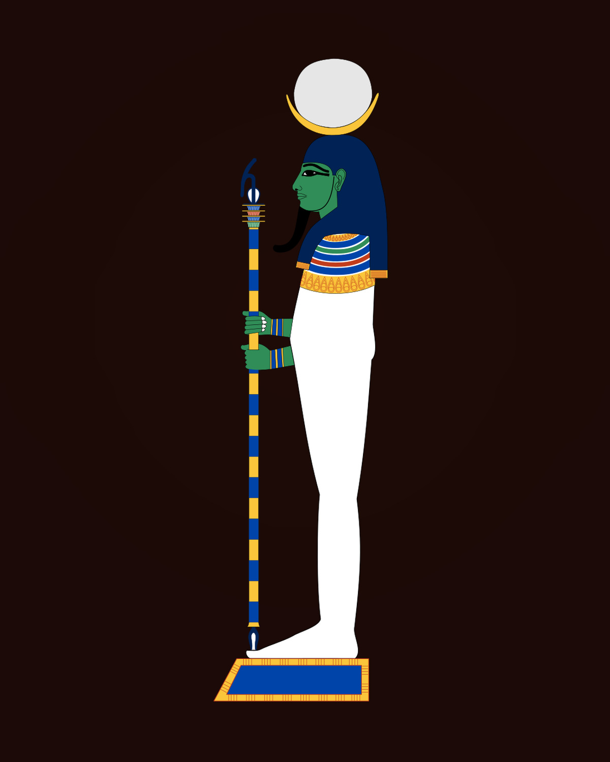Iah, deus lunar egípcio